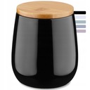 КОНТЕЙНЕР ДЛЯ КОСМЕТИЧЕСКИХ ПАДОВ, ЧЕРНЫЙ SWAP