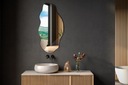 Современное органическое асимметричное зеркало неправильной формы для гостиной в ванной комнате