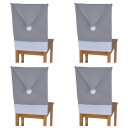 КРЫШКИ, 4 ШТ, СЕРЫЕ, ПОЛЯРНЫЕ, НЕ ИЗ НЕПОЛЕВЫХ