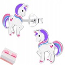 СЕРЕБРЯНЫЕ СЕРЬГИ ДЛЯ ДЕТЕЙ ЕДИНОРОГ, СЕРЕБРЯНЫЕ СЕРЬГИ-ПУСТЫ, ШПИЛЬКИ