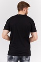 DOLCE & GABBANA - Czarny t-shirt w serek 48 EAN (GTIN) 8059226531241