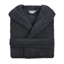 ЖЕНСКИЙ ХЛОПКОВЫЙ ХАЛАТ С КАПЮШОНОМ ГРАФИТ S/M