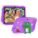 Tablet Kids 2GB / 16GB 7&quot; Fioletowy dla dzieci TAB dinozaura Stan opakowania oryginalne