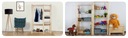 Деревянный книжный шкаф-игрушка 220Х170Х38 7п