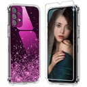 ЧЕХОЛ С БЛЕСКАМИ ДЛЯ SAMSUNG A32 4G + СТЕКЛО