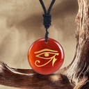 prívesok náhrdelník egyptské oko Horus Red Druh iný