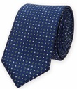 Мужской темно-синий галстук с узором Lancerto M.274