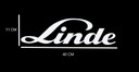 Наклейка с надписью LINDE 40 см