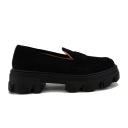 Туфли SLIPPERY мокасины WORKERY черный (39)