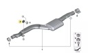 BMW 5 G30 CAOUTCHOUC FIXATION CATALYSEUR 18208599519 8599519photo 11