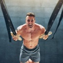 Деревянные гимнастические кольца с ремнями CClife полный комплект.