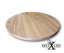 МАССИВ ДУБА NATURE ROUND TOP fi 60 x4 стол, скамейка