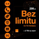 Уникальная SIM-карта ORANGE STARTER 299 злотых – БЕЗЛИМИТНЫЙ год + Интернет 2 ТБ