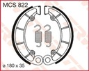 TRW MCS822 ТОРМОЗНЫЕ КОЛОДКИ (180X35MM) (H343)