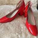 KAREN MILLEN __ RED ___SKÓRA ___ROZM.38 Wzór dominujący bez wzoru