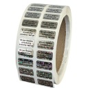 ГОЛОГРАММА ЗАЩИТНАЯ ПЛОЩАДА 20*10 мм - 1000 шт.