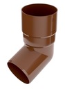 ТРУБЫ CELLFAST BRYZA КОЛЕНО ПВХ 90 ММ 67° КОРИЧНЕВЫЕ RAL 8017
