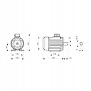 MOTEUR ÉLECTRIQUE 3-FAZOWY 400V IE3 1,5KW 1445 OBR/MIN INTERRUPTEUR KOA 1Tphoto 7
