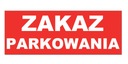 Знак ЗАПРЕЩЕНИЕ ПАРКОВКИ, светоотражающая доска ПВХ.