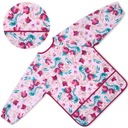 ДЕТСКИЙ ФАРТУК-КОМБИНЕЗОН С РУКАВАМИ, КАРМАНАМИ, ДЛИННЫМИ РУКАВАМИ НА ЛИПУЧКЕ 2+