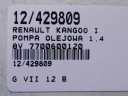 RENAULT KANGOO I POMPE HUILES 1.4B 7700600120photo 9