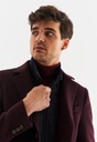 PAKO LORENTE бордовое мужское шерстяное пальто, винтаж 1950-х годов