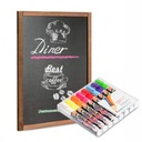 РАМКА ДЛЯ ДОСКИ 60X87CM + МАРКЕРЫ ДЛЯ МЕЛА