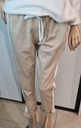 Spodnie z lampasem Beżowe Marka ItaliaModa