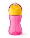 AVENT Чашка-непроливайка, бутылка для воды с трубочкой, 300мл, 12м+