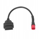АДАПТЕР 6-PIN/16-PIN OBD-2 КАБЕЛЬ ДІАГНОСТИЧНИЙ DO HONDA YAMAHA SUZUKI  (18219322213) фото min 15