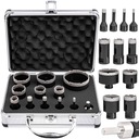 НАБОР КОЛОРНЫХ ПИЛОВ АЛМАЗНЫЕ СВЕРЛА ДЛЯ КЕРАМИЧЕСКОЙ ПЛИТКИ КРУЖЕВО 6-68мм 12 шт.