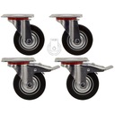 НАБОР ИЗ 4 ШТ. Полочная тележка WHEELS fi 100 12STGU100