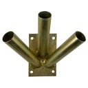 ДЕРЖАТЕЛЬ ФЛАГА ТРОЙНЫЕ ОЦИНКОВАННЫЕ ФЛАГИ, ТРИ ФЛАГА