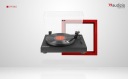 Проигрыватель проигрывателей AUDIZIO HQ со вставкой AUDIO TECHNICA VINYL