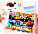 ПРИГЛАШЕНИЕ НА ДЕНЬ РОЖДЕНИЯ РЕБЕНКА + БЕСПЛАТНЫЙ КОНВЕРТ HOT WHEELS CARS