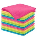 Салфетка из микрофибры (микрофибра), универсальная, 32х32см, разноцветная.