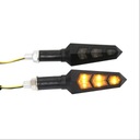 2x указателя поворота, хромированная пуля, ретро, ​​12 В, универсальная