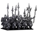 Mounted Cave Orcs x2 + 3CMD - Highlands Miniatures