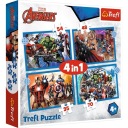 НАБОР ПАЗЗЛОВ КУБИКИ 4 В 1 MARVEL BRAVE AVENGERS