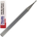 ТВЕРДОСПЛАВНАЯ РЕЗКА VHM диаметром 1 мм MTS 55HRC 2 лезвия 2F 2Z АЛЮМИНИЙ