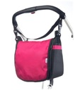 СУМКА ДЛЯ КОЛЯСКИ CARETERO CLASSIC ДЛЯ МАТЕРИ ОРГАНИЗАТОР 30x40x20 МАЛИНА