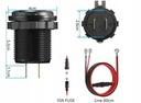 Зарядное устройство для мотоцикла, 2 разъема USB QC для прикуривателя