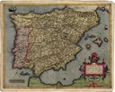 ИСПАНИЯ И ПОРТУГАЛИЯ Карта 60x80см 1592 г. М10
