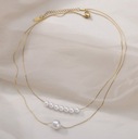Ожерелье из хирургической стали с позолотой 18 карат