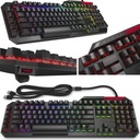 ИГРОВАЯ КЛАВИАТУРА, ПОДСВЕТКА ДЛЯ ИГРЫ, ТИХИЙ RGB-светодиод, ХОРОШАЯ МЕХАНИЧЕСКАЯ ТЕХНИКА