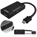 Переходник-преобразователь Micro USB 5-контактный в HDMI MHL