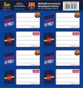 Nálepky Na Zošity Barcelona Barca Fan Futbal Astra Kód výrobcu 5901137117096