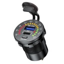 Мотоциклетная розетка USB Type-C PD + USB QC 3.0 40 Вт