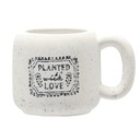 КЕРАМИЧЕСКИЙ ЦВЕТОЧНЫЙ ГОРШОК, СОВРЕМЕННАЯ ЦВЕТОЧНАЯ КРЫШКА, КРУЖКА