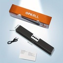 USB Powered Sound Bar Speakers For Computer Desktop Laptop PC Support TF Ca